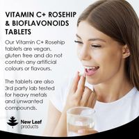 New Leaf High Strength Vitamin C + Rosehip 120's